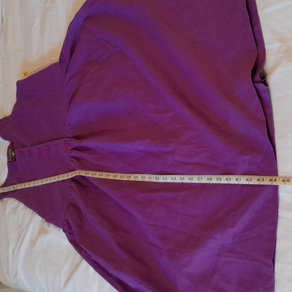 NWT Vintage Gitano Vibrant Purple Midi Dress - Picture 11 of 15